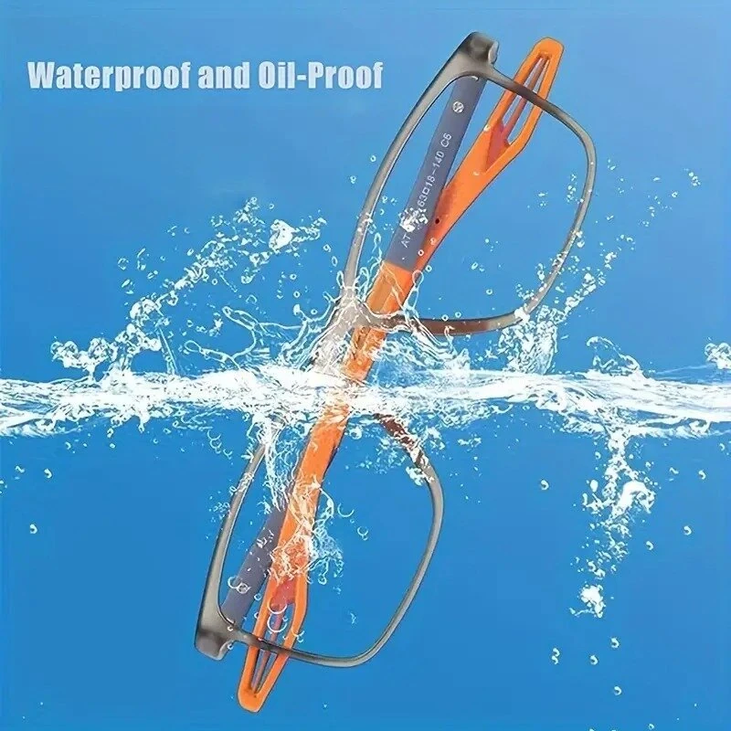 (image for) TR90 Reading Glasses Anti-blue Light High Definition Presbyopia Eyeglasses Men's Hyperopia Optical Eyewear Ultralight Sport Non-slip Eyeglasses Diopters To +3.5